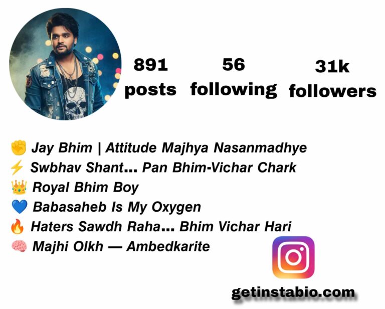 250+ Best Jay Bhim Instagram Bio Marathi | Boys and Girls
