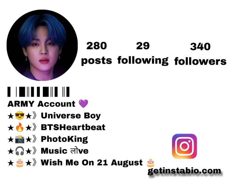 300+ Best BTS Army Instagram Bio | BTS Army Bio