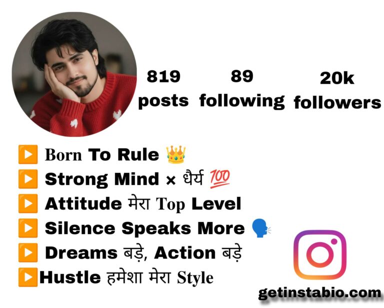 New Attitude Best 346+ Perfect Bio For Instagram