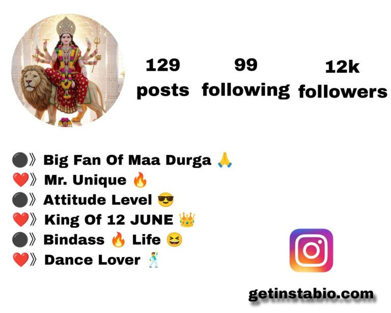 157+ Maa Durga Maa Bio For Instagram | Instagram Bio Durga Maa