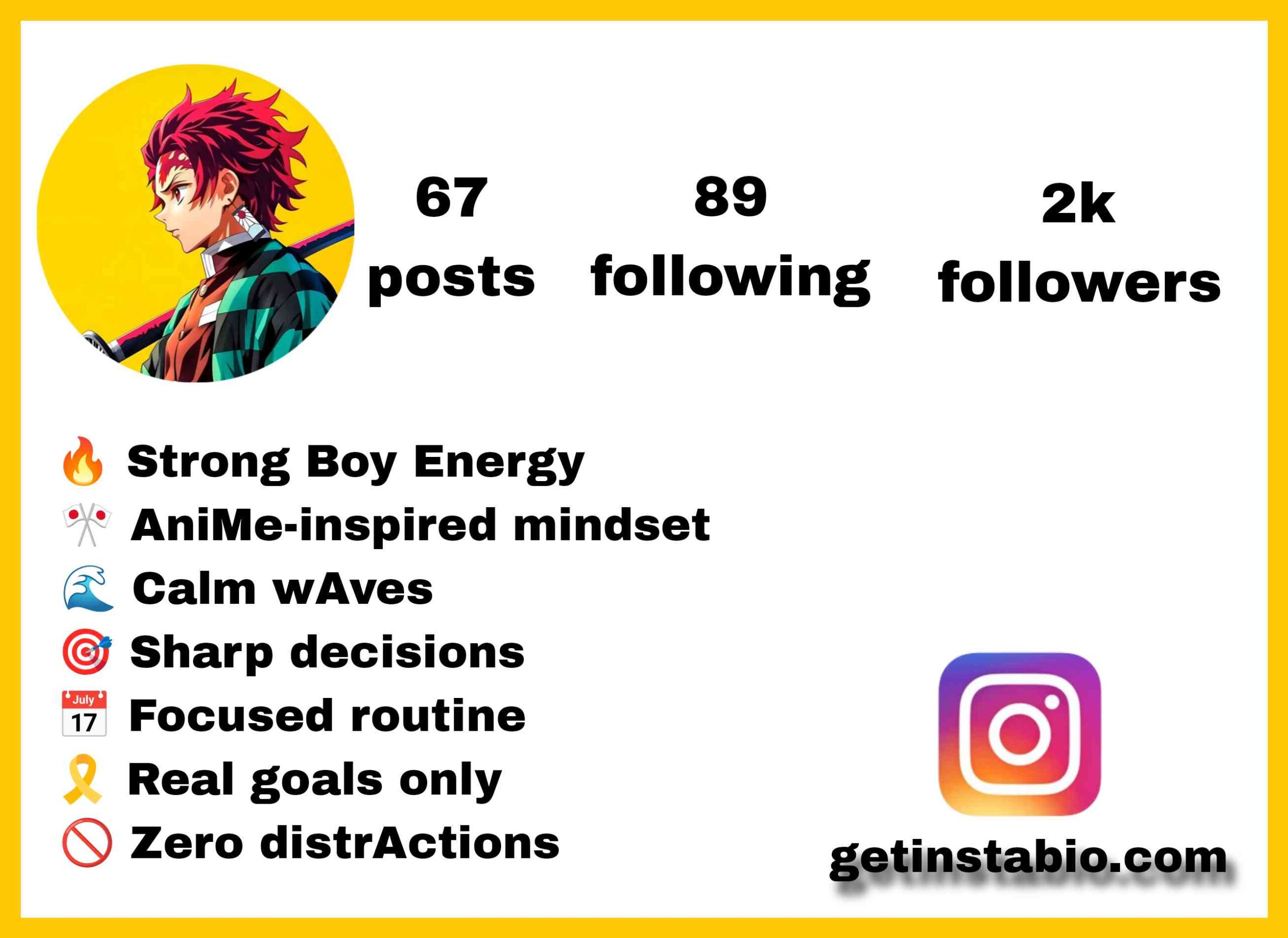 837+ Best Anime Bio For Instagram | Copy And Paste