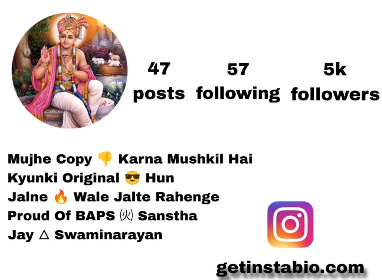 Best 289+ Jay Swaminarayan Instagram Bio [2025]