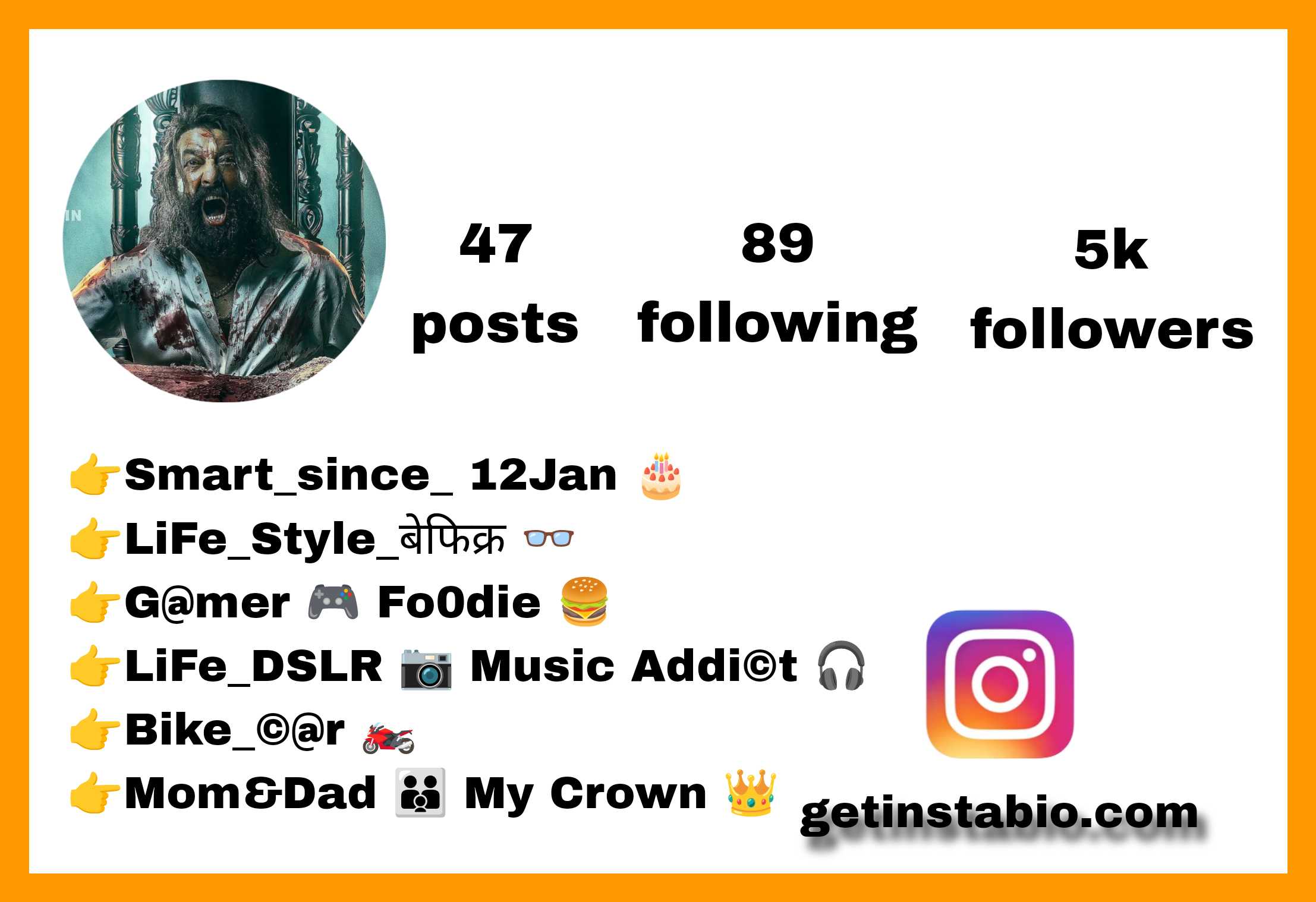 Best 189+ Khalnayak Bio For Instagram