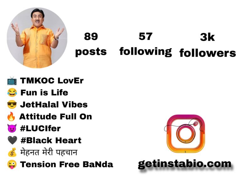 236+ Best Jethalal instagram bio stylish
