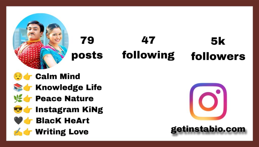 236+ Best tmkoc instagram bio