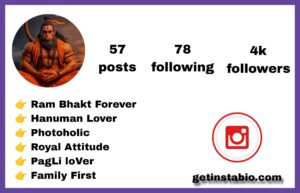 Best 207+ Hanuman Bio for Instagram in Hindi List