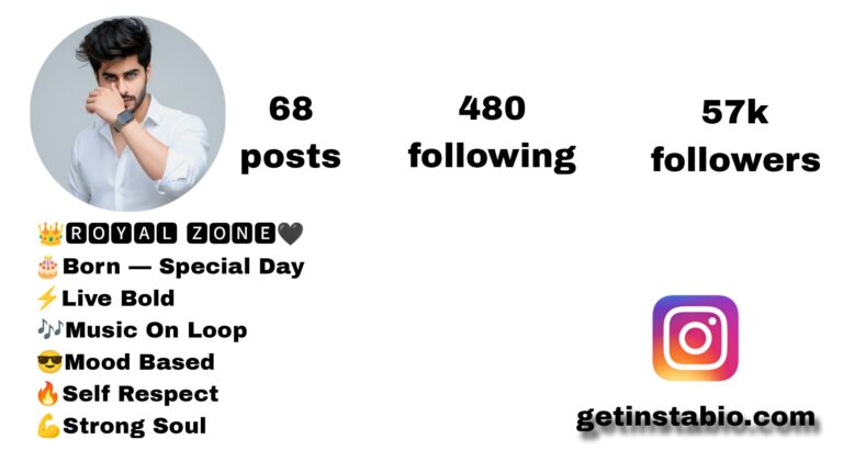 Royal Instagram Bio